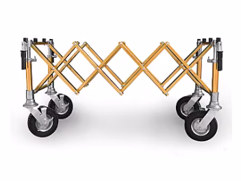 PREMIUM Scherenwagen für Särge, gold