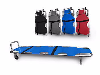 Standard-Trage – Blau mit Fußstütze