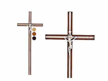 Urnenkreuz aus Holz