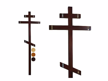Orthodoxes Holzkreuz mit acht Enden